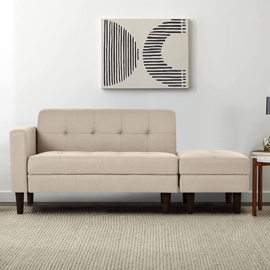 ベッド変更可能の2人用ソファ 2人掛け]ソファベッド｜2WAY リクライニング 引き出し・スツール